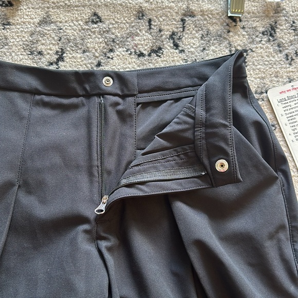 NWT Lululemon Athletica Long Story Short Shorts Black High Rise Women's Size 2 - Picture 8 of 14